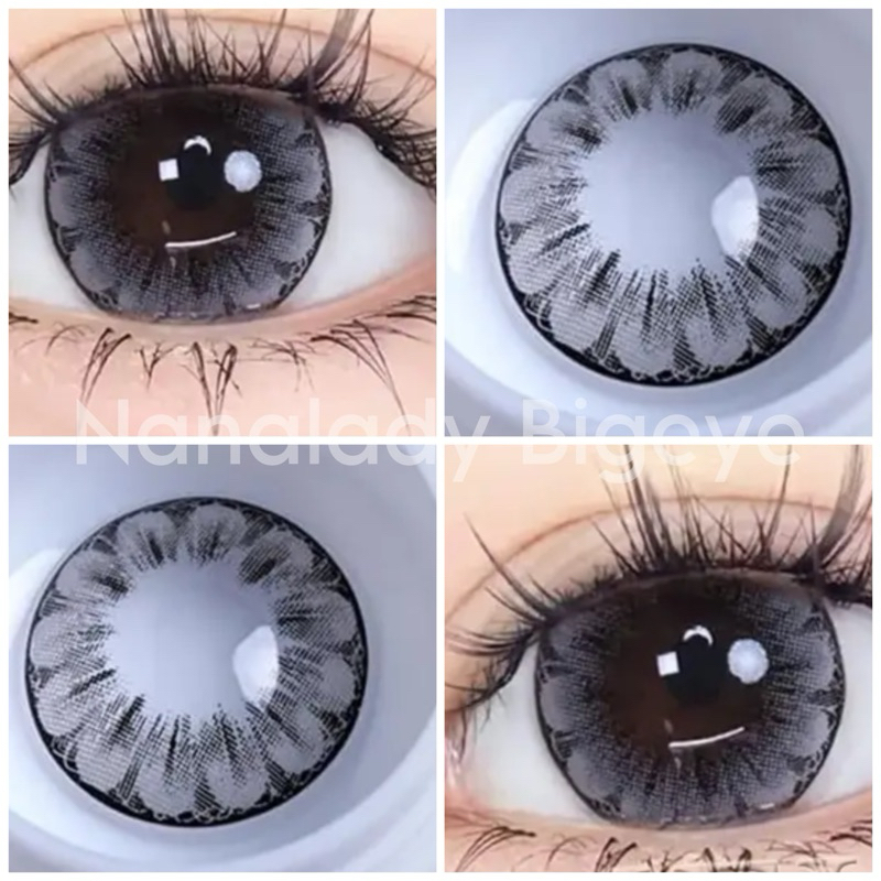 ✨มีค่าสายตาสั้น✨ Selena gray,brown สีเทา,สีน้ำตาล ilens Bigeye ✨คอนเเทคเลนส์กรองเเสง✨