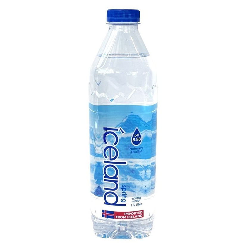 Iceland Spring Natural Spring Water 1500ml.ไอซ์แลนด์ สปิง น้ำแร่ธรรมชาติ 1500มล.