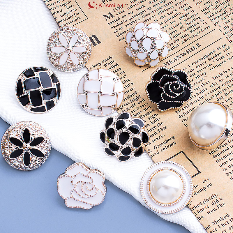 COD💖1บาทเข็มกลัดกระดุม เครื่องแต่งกายกุหลาบ อุปกรณ์ โลหะผสม ถอดออกได้ แฟชั่นละเอียดอ่อน สำหรับผู้หญิง ราคาส่งKrismile.th