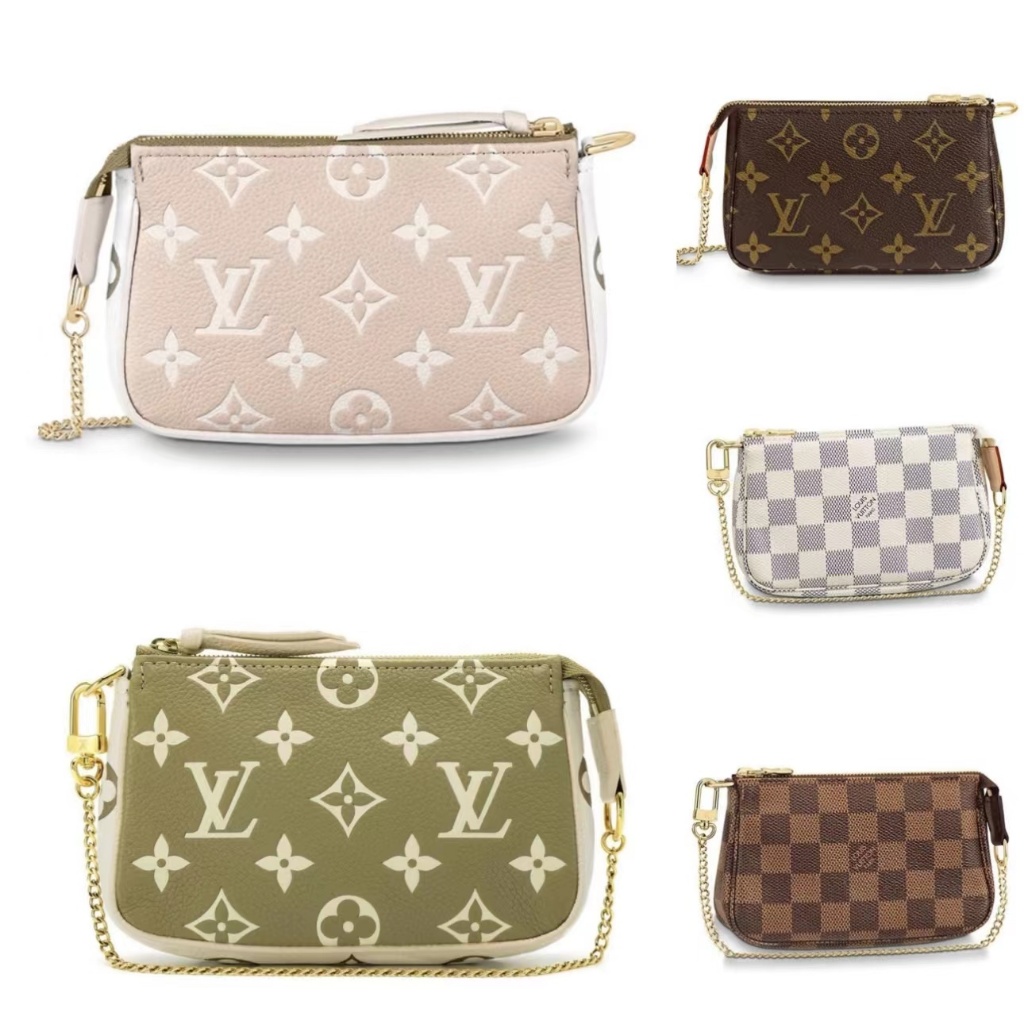 Louis Vuitton/Mini/กระเป๋าใส่เหรียญ/กระเป๋าไพ่นกกระจอก/M58009/N58009 /N58010/แท้100%