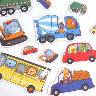 จิ๊กซอว์สำหรับเด็ก - My First Puzzle "JESSIE on the wheels"
