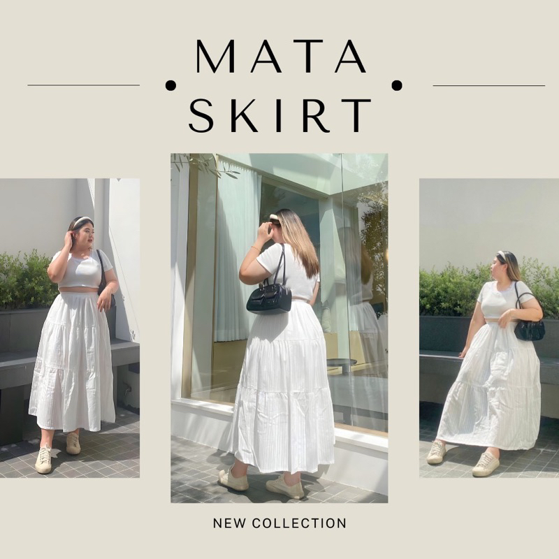 mata skirt/กระโปรงมีซับในนะคะ