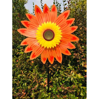 กังหันลมดอกทานตะวัน ขนาด 36 cm สีสันสดใส สวย แข็งแรงทนทาน ราคาถูกที่สุดด
