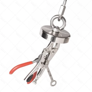 แม่เหล็กตกปลา เก็บของ ไซส์เล็ก 20mm. - 42mm. D20 - D42 Hook Magnet ห่วงแม่เหล็กสำหรับแขวนของ
