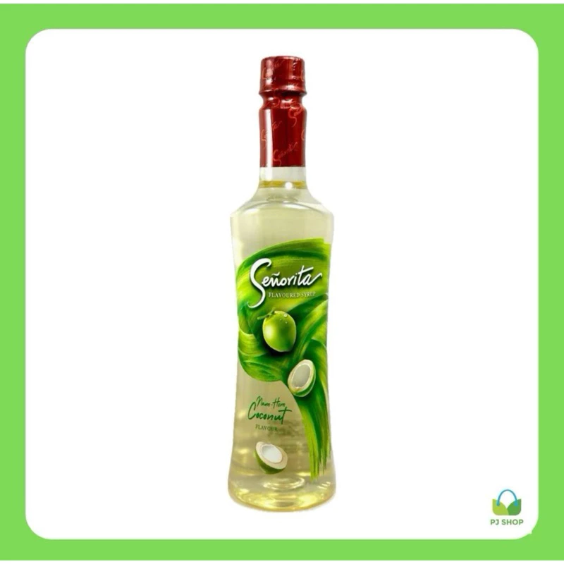 น้ำเชื่อม กลิ่นมะพร้าวน้ำหอม ตรา เซนญอริตา Senorita Nam-Hom Coconut Syrup (750 มล.) // PJ Shop Food and Packaging