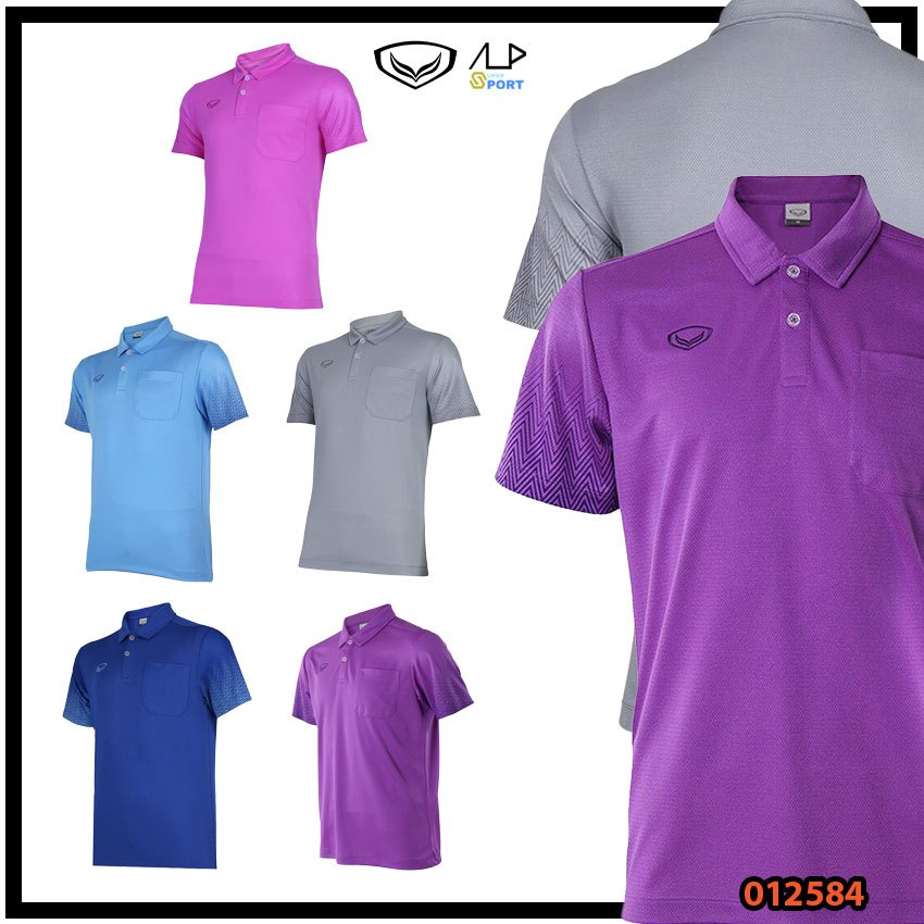 💥ลดโหดสูงสุด 1,000 บาท💥 GRAND SPORT 012584 เสื้อโปโลชาย แกรนด์สปอร์ต ชุด 2 แท้ 100%