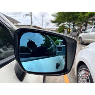 Nissan Almera 1.0 Turbo & Kicks & Noteกระจกมองข้างเลนส์ฟ้า ต…