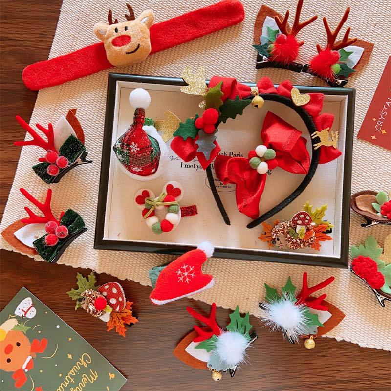 กิ๊ฟและคาดผมเด็ก สไตล์คริสมาส Christmas Hair Accessories for Kids