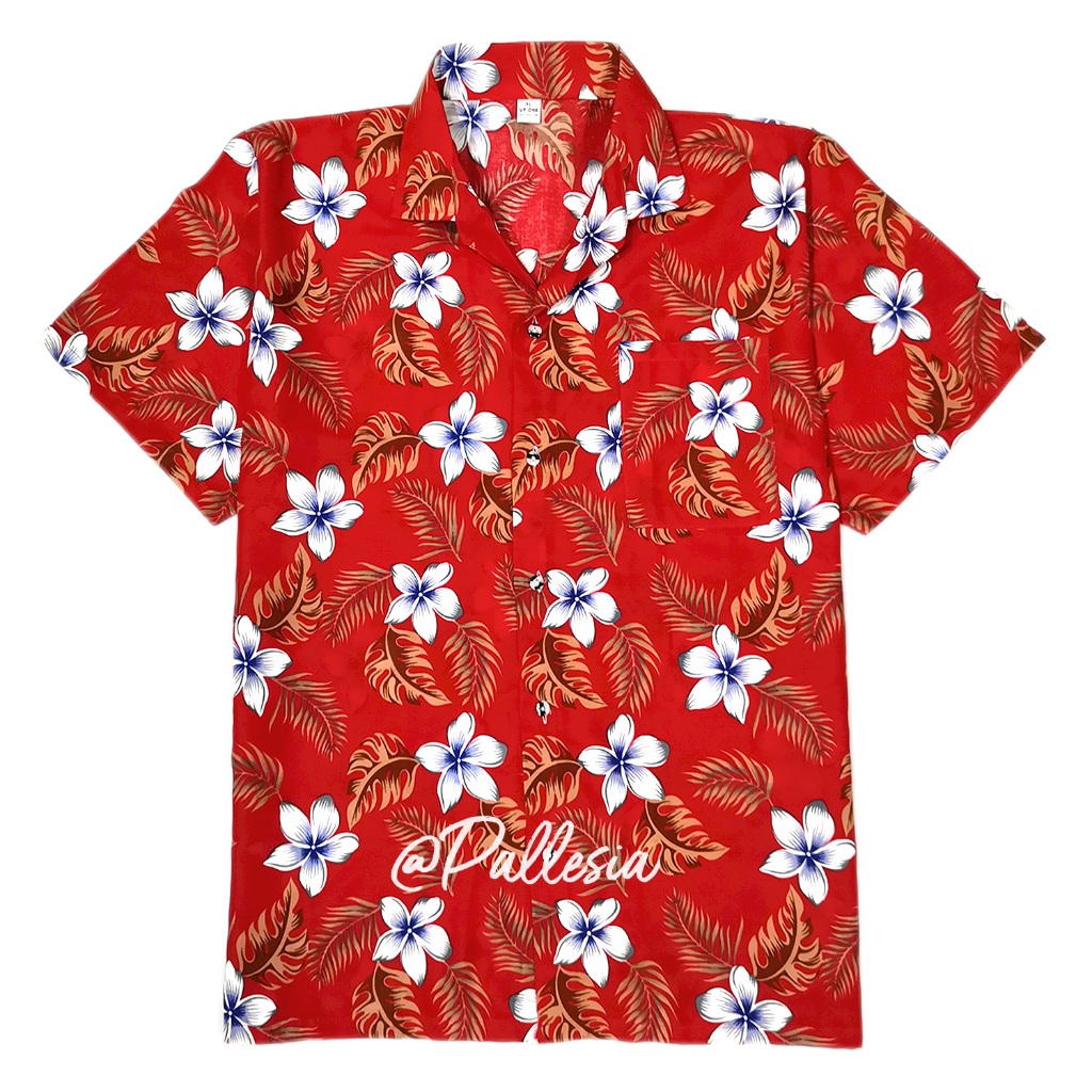 เสื้อลายดอก 5สี 6ไซส์ M-4XL ลีลาวดีประยุกต์ เสื้อเชิ้ตฮาวาย Hawaiian Shirt Aloha Unisex HW299