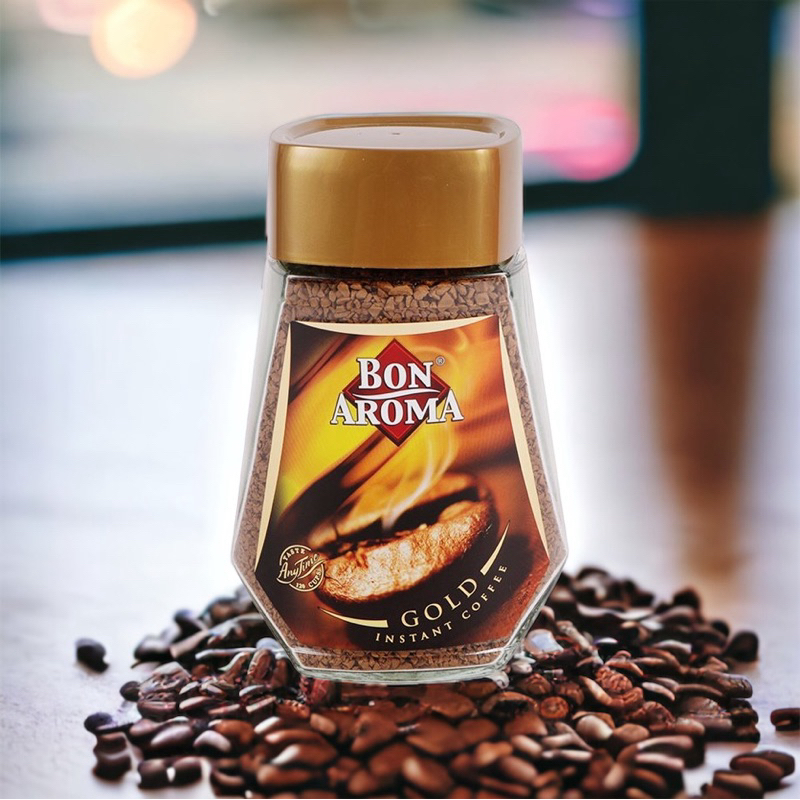 ⭐️☕️กาแฟ ฟรีชดราย BON AROMA GOLD & ESPRESSO ปริมาณ 100 กรัม☕