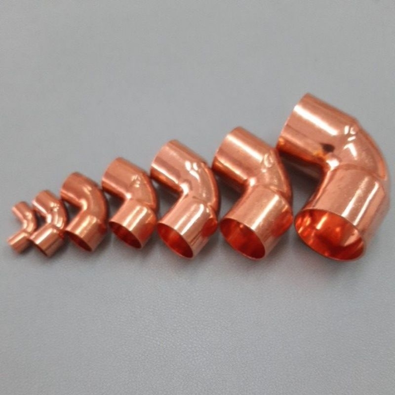 ข้องอทองแดง 1/4，3/8，1/2，5/8，3/4，7/8，1-1/8