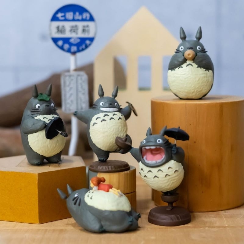 ของแท้ พร้อมส่ง กล่องสุ่ม โตโตโร่ ชุด 2 จาก สตูดิโอจิบลิ : Totoro Blind Box Vol.2 : Studio Ghibli