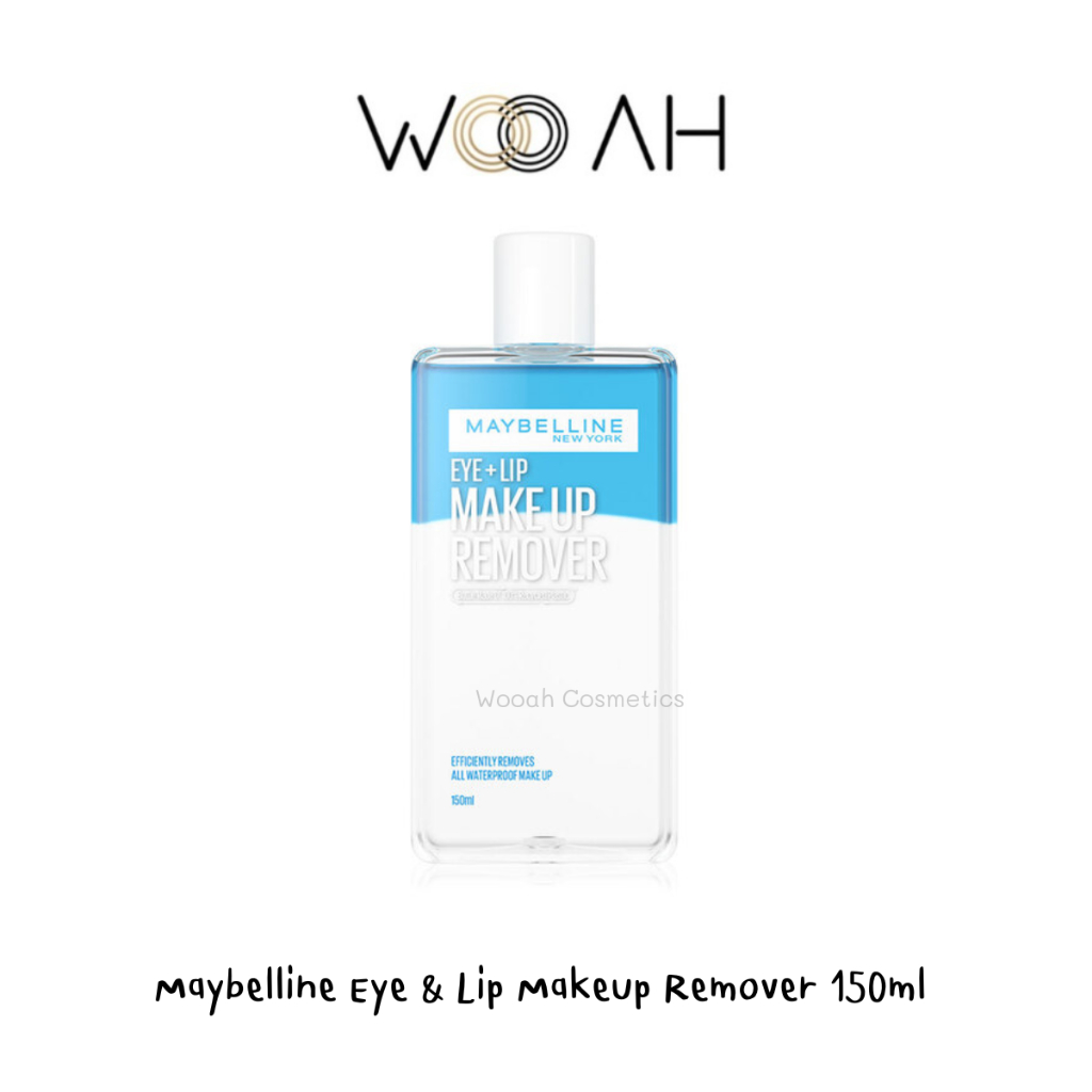 Maybelline Eye&Lip Makeup Remover 40ml/70ml/150ml เมคอัพ รีมูฟเวอร์ เช็ดเครื่องสำอาง กันน้ำ