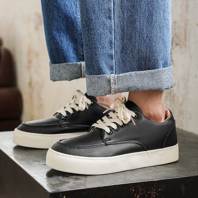 The blue boxford - Lester รองเท้าผ้าใบ