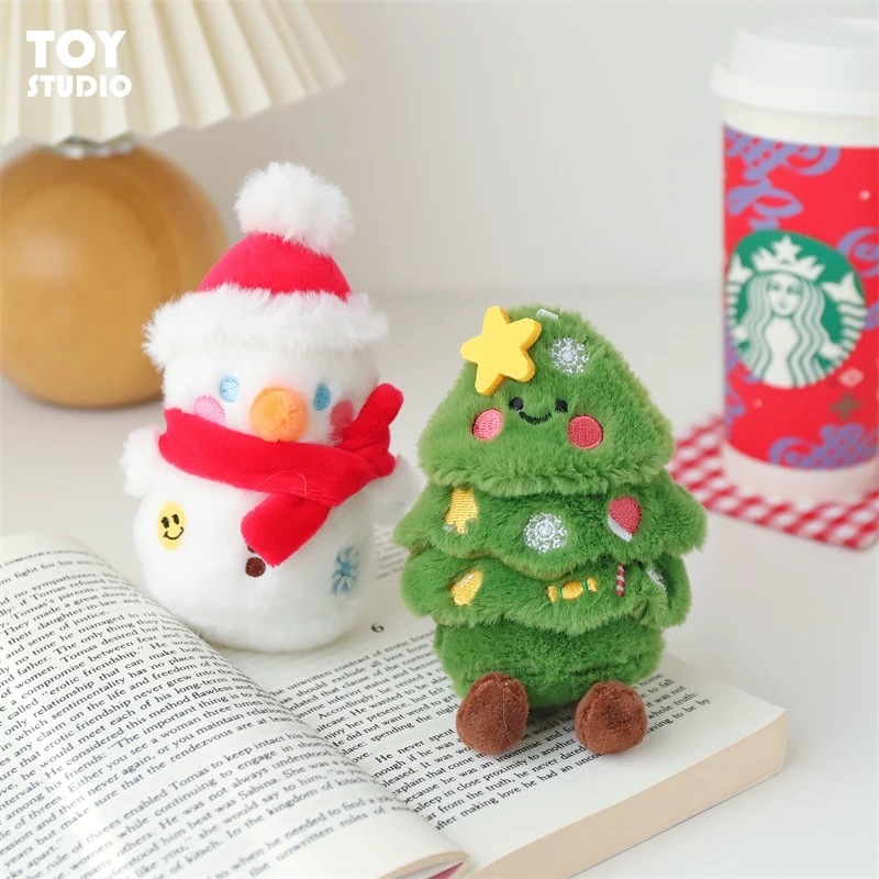 [พร้อมส่งจากไทย]  พวงกุญแจ คริสมาสต์ สโนแมน มาใหม่