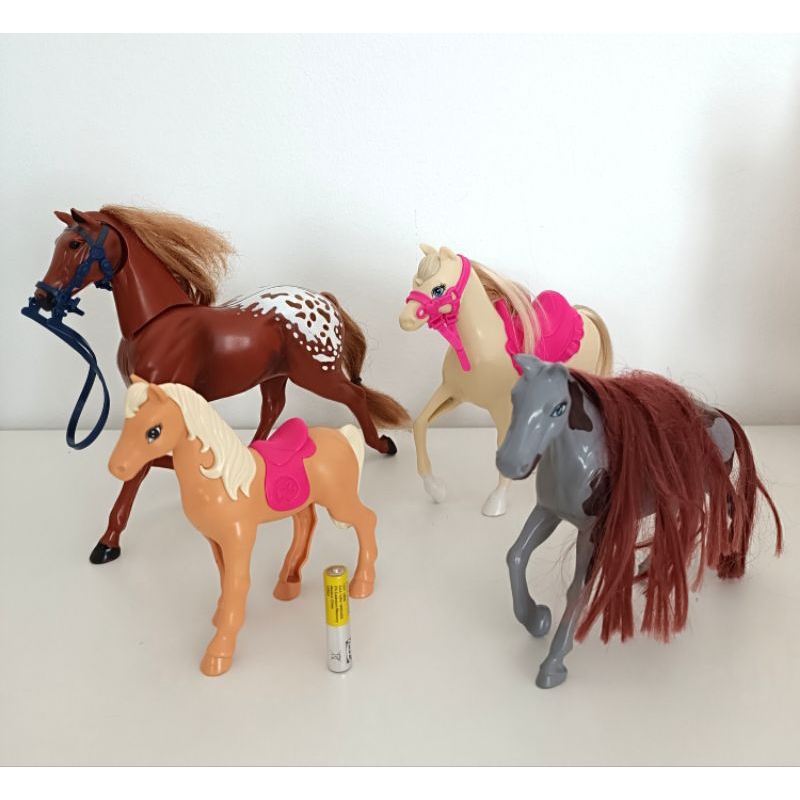 เซทตุ๊กตาม้าบาร์บี้ ม้าเจ้าหญิงดิสนีย์ Barbie horse ขายเหมา 4 ตัว