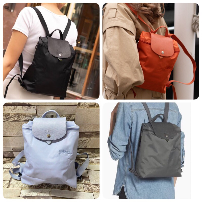 พร้อมส่ง * Longchamp เป้ Backpack รุ่น Green (เลือกสีด้านใน)