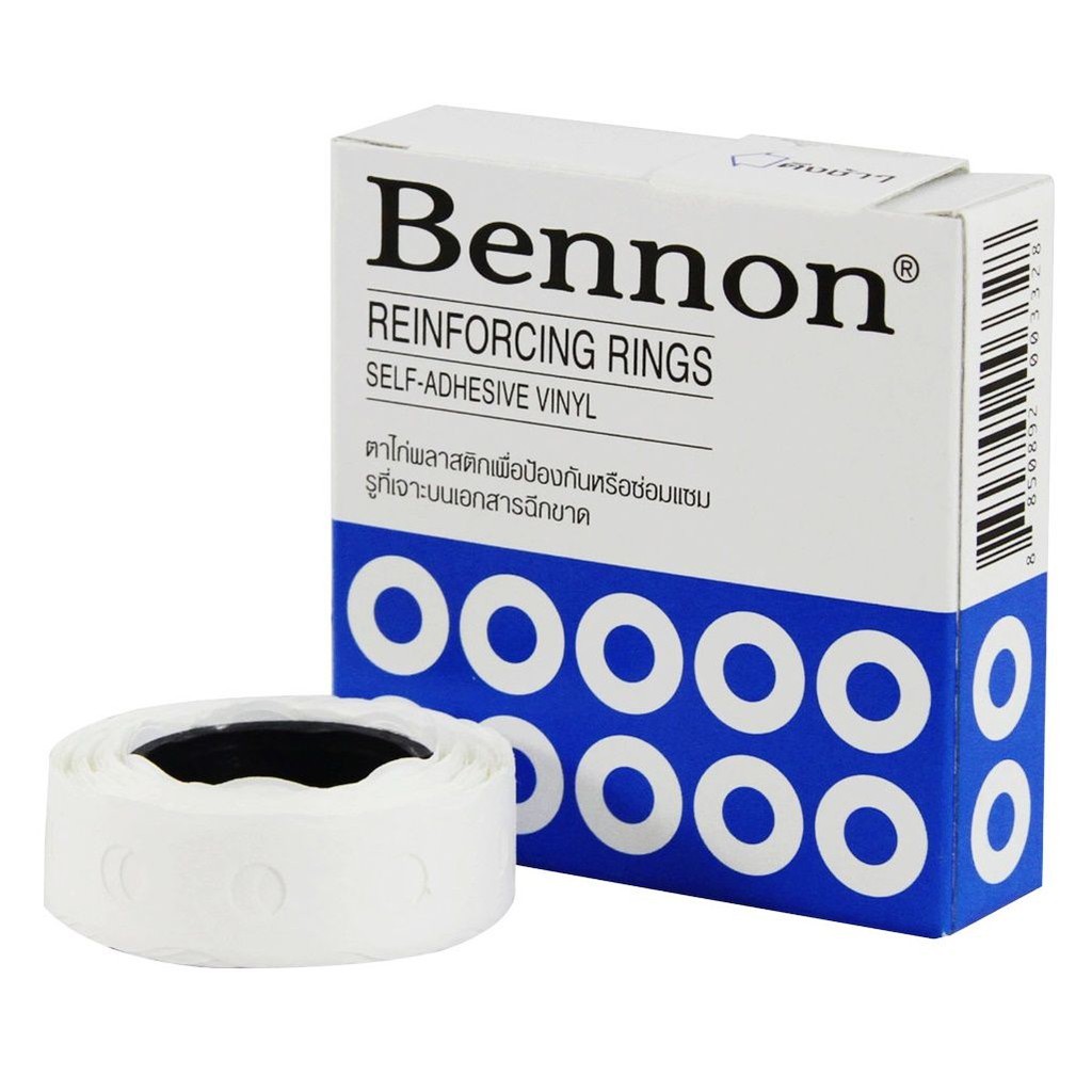 ตาไก่พลาสติก Bennon Reinforcing Rings (กล่อง 500 ดวง) เบนน่อน