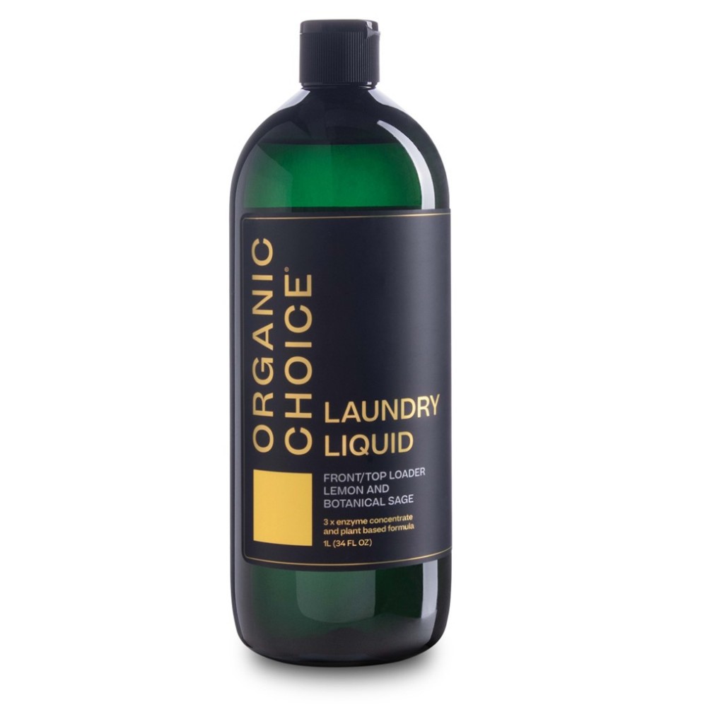 ผลิตภัณฑ์ซักผ้า น้ำยาซักผ้า Organic Choice Laundry Liquid LUXE ส่วนผสมจากธรรมชาติ กลิ่นหอมพิเศษ Lemon and Botanical Lime