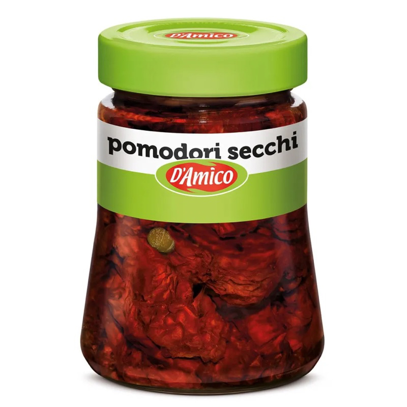 มะเขือเทศตากแห้งในน้ำมันทานตะวัน นำเข้าจากอิตาลี🇮🇹 D’Amico sundried tomatoes pomodori secvhi alla calabrese 280g.