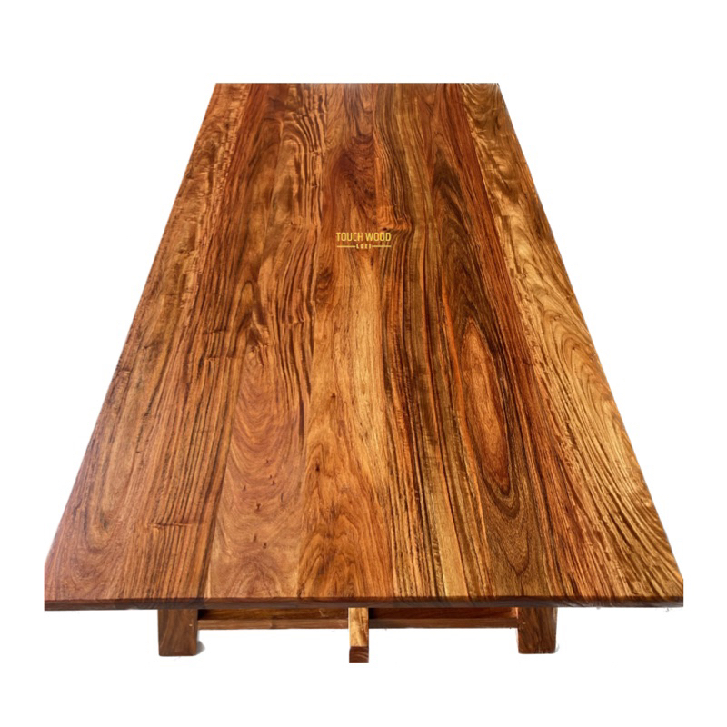 Touch Wood Loei - โต๊ะทานอาหาร 4-6 ที่นั่ง ไม้จริง ทำจากไม้ประดู่ทั้งตัว dining table 6 seated "พร้อมจำหน่าย"