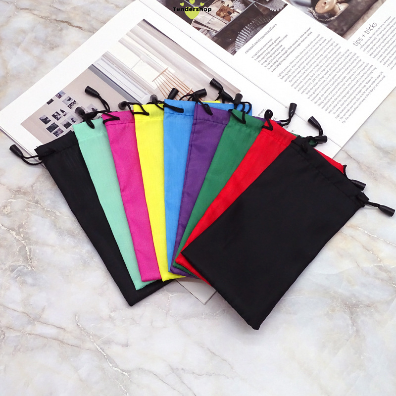 COD🚚ถุงใส่แว่นตา ส่งแบบสุ่มสี กันน้ํา ทนทานแบบพกพา สไตล์เรียบง่ายทันสมัย ผู้ชายและผู้หญิง 1ชิ้น-Tend