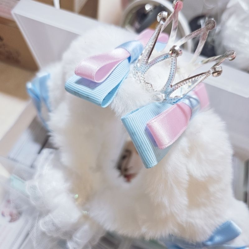 พร้อมส่ง มงกุฎเงิน / สำหรับติดเพิ่มที่หมวกบง