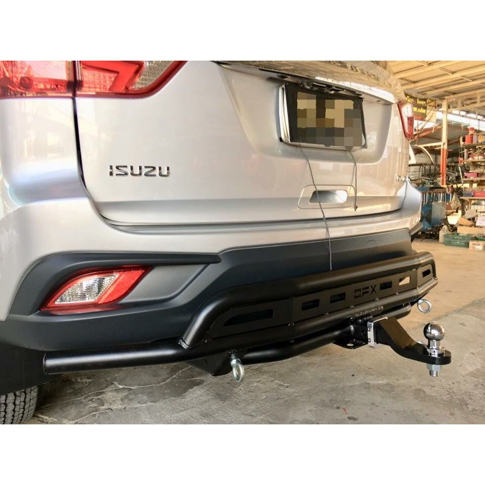 กันชนท้าย Isuzu MU-X /Chevrolet Trailblazer 2012-2019 #กันชนหลัง #กันชนเสริมหลัง (รายละเอียดด้านล่าง)