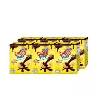 [แพ็ก 6]แคมปัส ช็อคโก้พัฟ 40 กรัม [Bundle 6]Campus Choco Puff 40G. ขนมบิสกิตสอดไส้