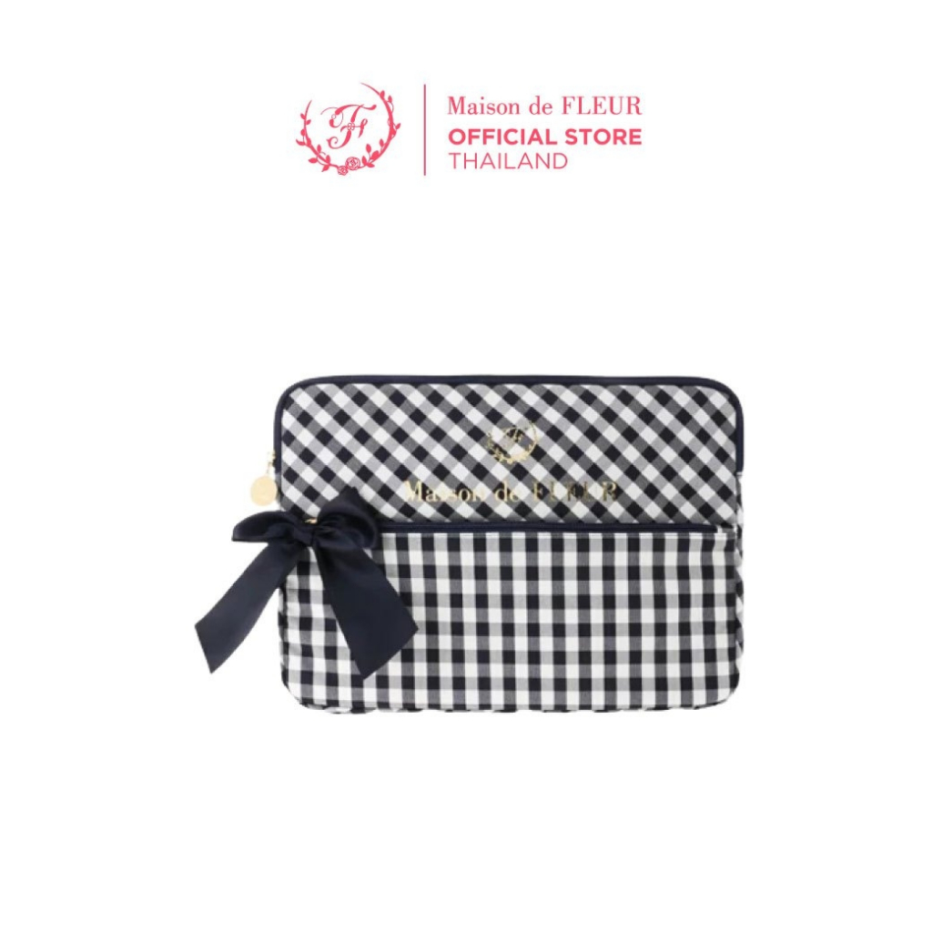 Maison De FLEUR - Gingham Check Ribbon PC Case SS2020