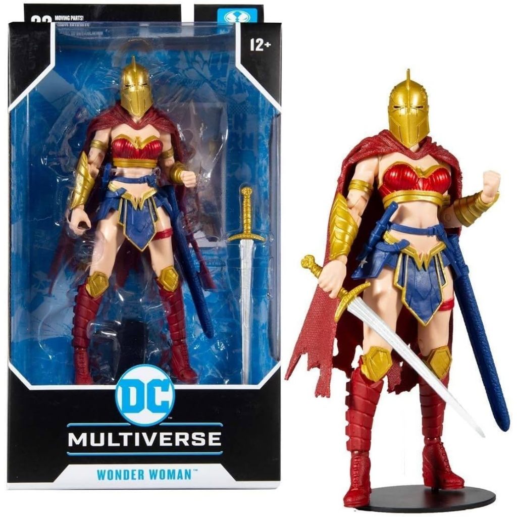 DC Multiverse  Action Figure Comic Series - Wonder Woman with Helmet of Fate