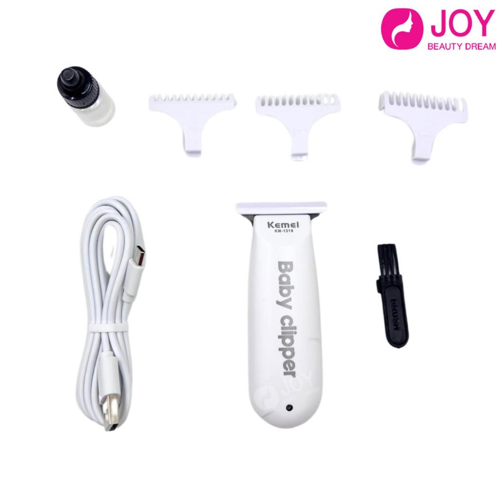 Kemei ปัตตาเลี่ยนตัดผมเด็ก ปัตตาเลี่ยนไร้สาย เสียงเบา สำหรับเด็กขนาดเล็กะทัดรัดะพกพาสะดวก รุ่นKM-131
