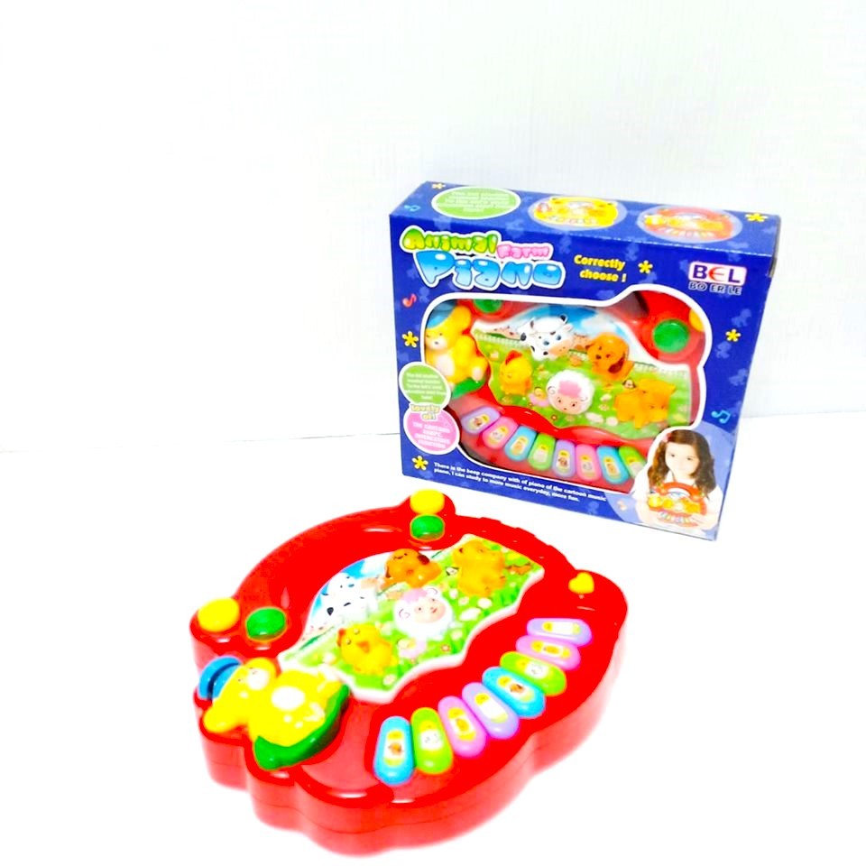 ออแกน เปียโน ORGAN PIANO KEYBOARD ANIMAL FRAM คีบอร์ด ดนตรี เสียงสัตว์ มี เสียง มีไฟ 5031