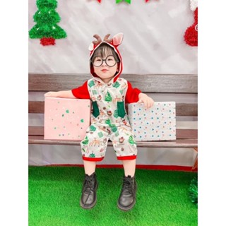 ชุดคริสมาสต์ รอมเปอร์คริสมาสต์ ชุดรอมเปอร์กวางเรนเดียร์