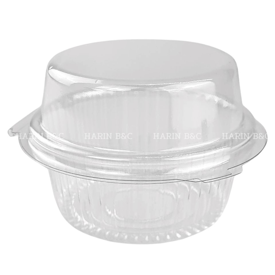 P29 กล่องใส่เบเกอรี่ แบบกลม 50ใบ  PET Bakery Box P29 50pcs