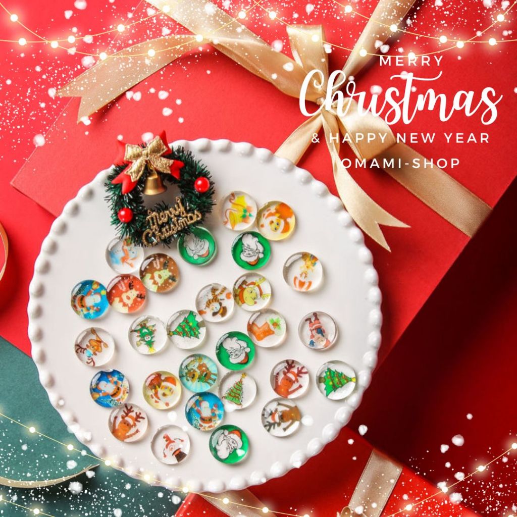 [ ออกใบกำกับ ทักก่อนสั่ง] ลูกอม ลูกอมลูกแก้ว Chirstmas candy แบบใส 1ห่อ/250 กรัม ขนมคริสต์มาส ขนมเทศกาล ลาย คริสต์มาส