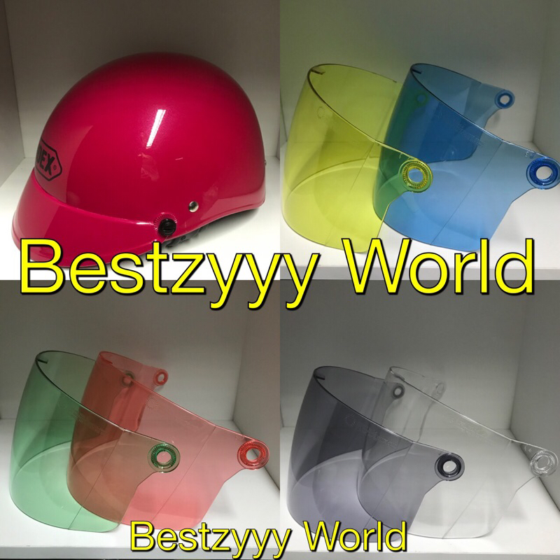 หน้ากากหมวกกันน็อคครึ่งใบ Lady Index "แท้" หรือสั่งน๊อตหมวก