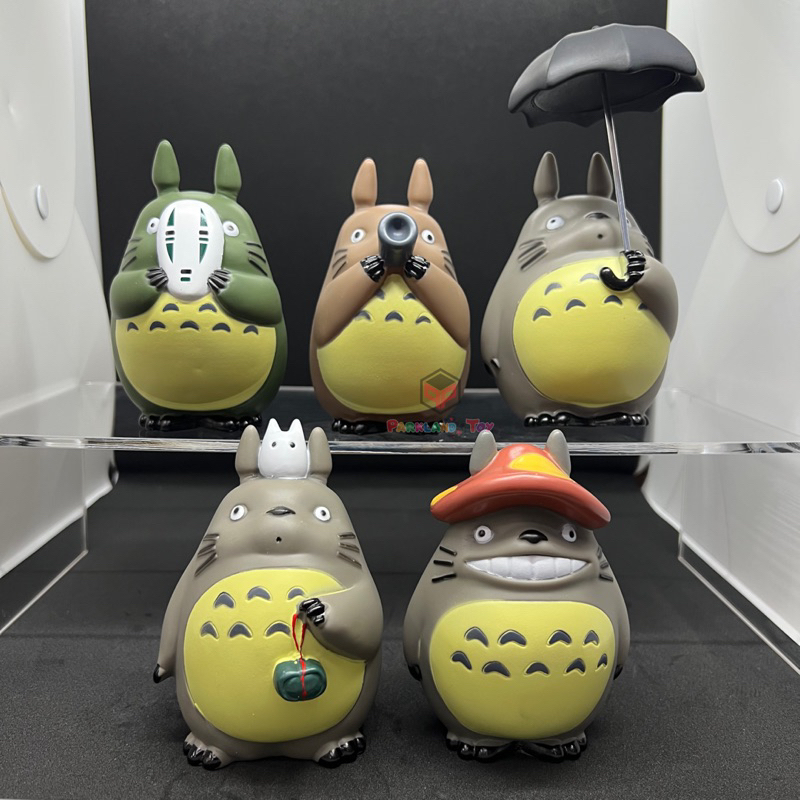 โมเดล โตโตโร่ Totoro ยกเซ็ท 5ตัว 🔥ราคาสุดคุ้มได้ทุกตัว🔥สินค้าพร้อมส่ง สูง 10เซ็น
