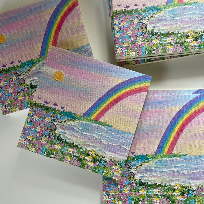 สมุดบันทึกมินิ สายรุ้ง Rainbow Mini Note book