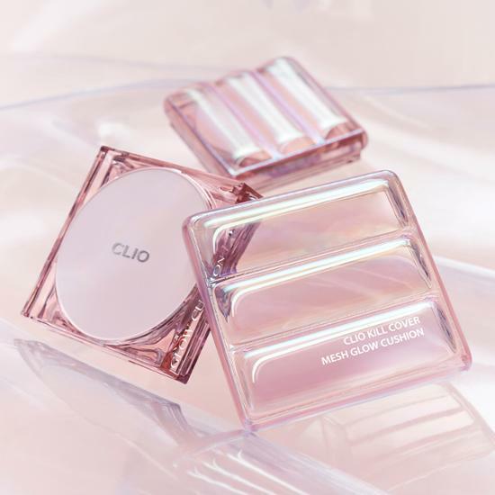 Clio Kill Cover The New Founwear Cushion Set - Black , Pink Color (Original 15g 1ea + refill 15g 1ea + Padding Case 1ea)