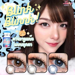 🔥คอนแทคเลนส์✨ขนาดกลาง✨ Blink Blink (Luxzylens) สี : Brown / Gray / Blue