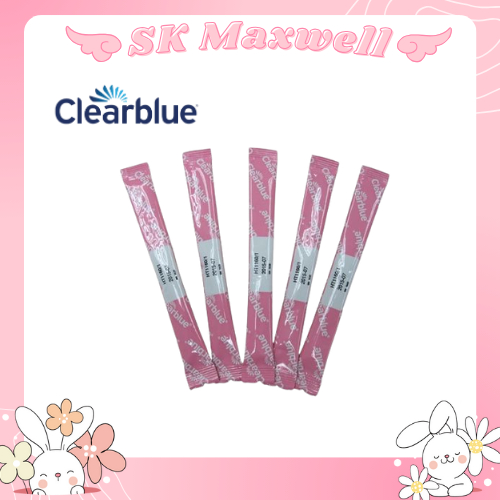 Clearblue Digital Ovulation Test เช็ควันไข่ตกแบ่งขาย 5 ชิ้น (Refill) สีชมพู