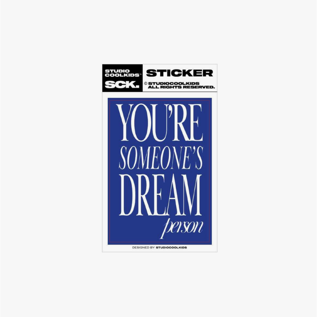 you're someone premium matt sticker