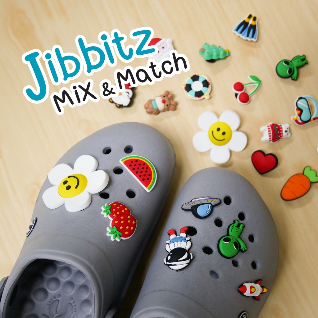 Jibbitz  Set " MAGO " สําหรับตกแต่งรองเท้า Accessories อุปกรณ์เสริมรองเท้า Mago footwear แฟชั่น ลายการ์ตูน