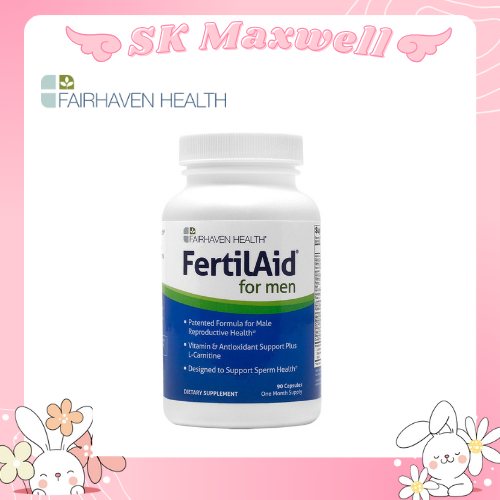 ของแท้!!FertilAid for Men: Male Fertility Supplement for Sperm Count, Motility, and Morphology