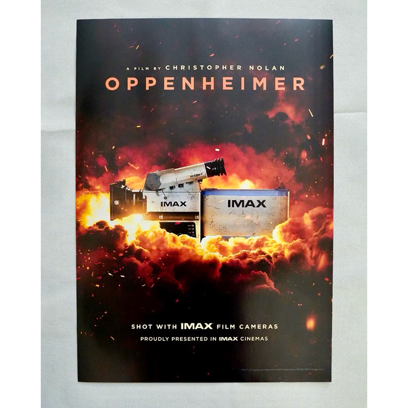 โปสเตอร์ของแท้ “OPPENHEIMER” week 2 IMAX จาก Major Cineplex - Poster “OPPENHEIMER” IMAX