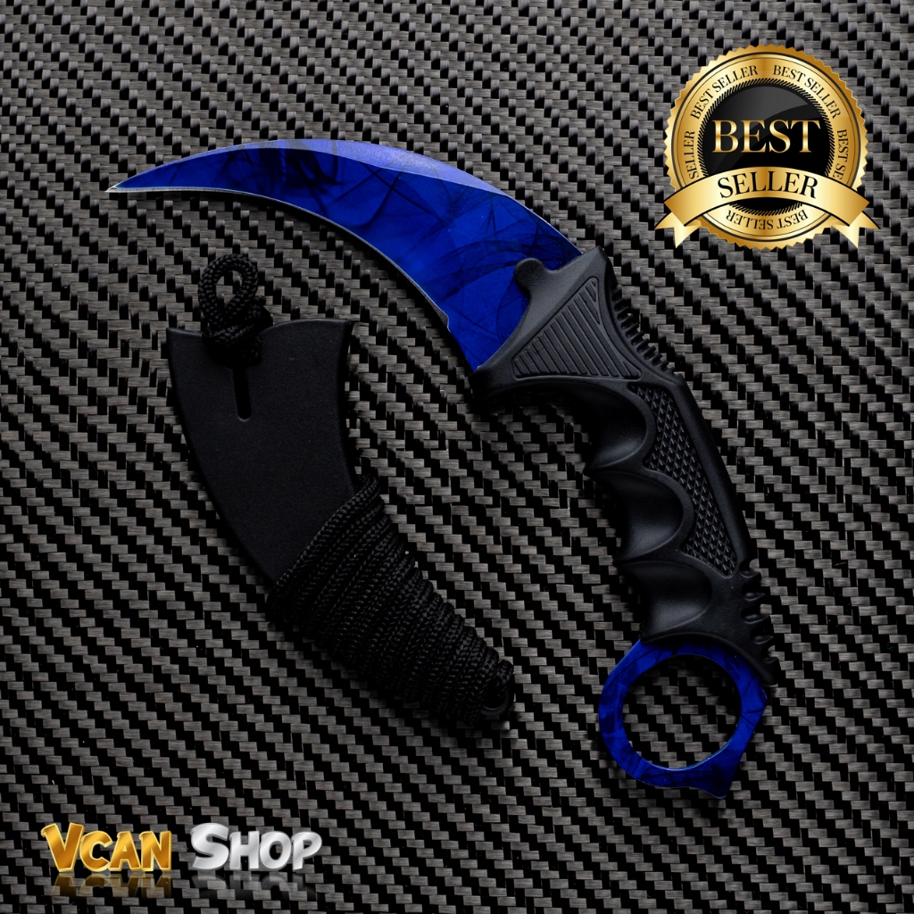 Karambit Knife มีดพก คารัมบิต มีดใบตาย พร้อมซองและเชือก