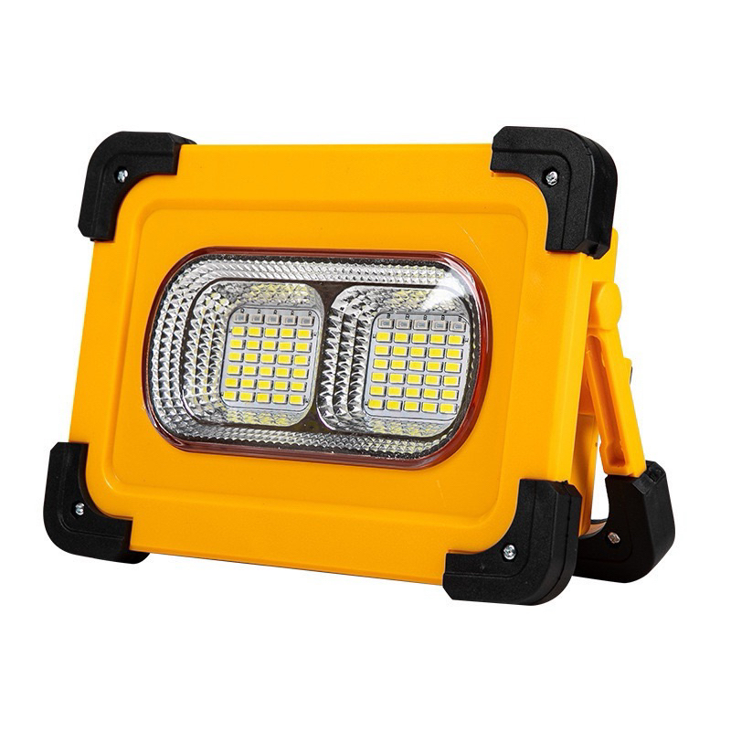 (Solar)ไฟฉุกเฉิน โซล่าเซลล์ LED Emergency Light โซล่า พาวเวอร์แบงค์ 120W LED สปอตไลท์ โซล่าเซล solar light mobile power