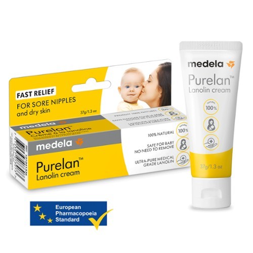 Medela Purelan Lanolin Cream 37 g ครีมทาหัวนมแตก ลาโนลินบริสุทธิ์ บำรุงหัวนม ป้องกันและรักษาหัวนม