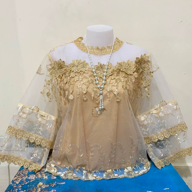 เสื้อลูกไม้ผ้าแก้วอก36-42-44-48ผ้านิ่มใส่สบายมีซับในทั้งตัวจร้า